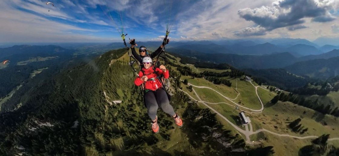 Tandem Paragliding Brauneck - Gleitschirmfliegen